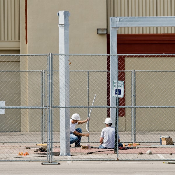 how long can i rent the temporary fence for my building site or event in Palisades Park